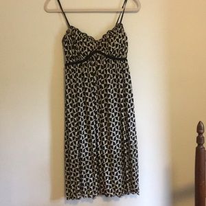 Black pattered dress